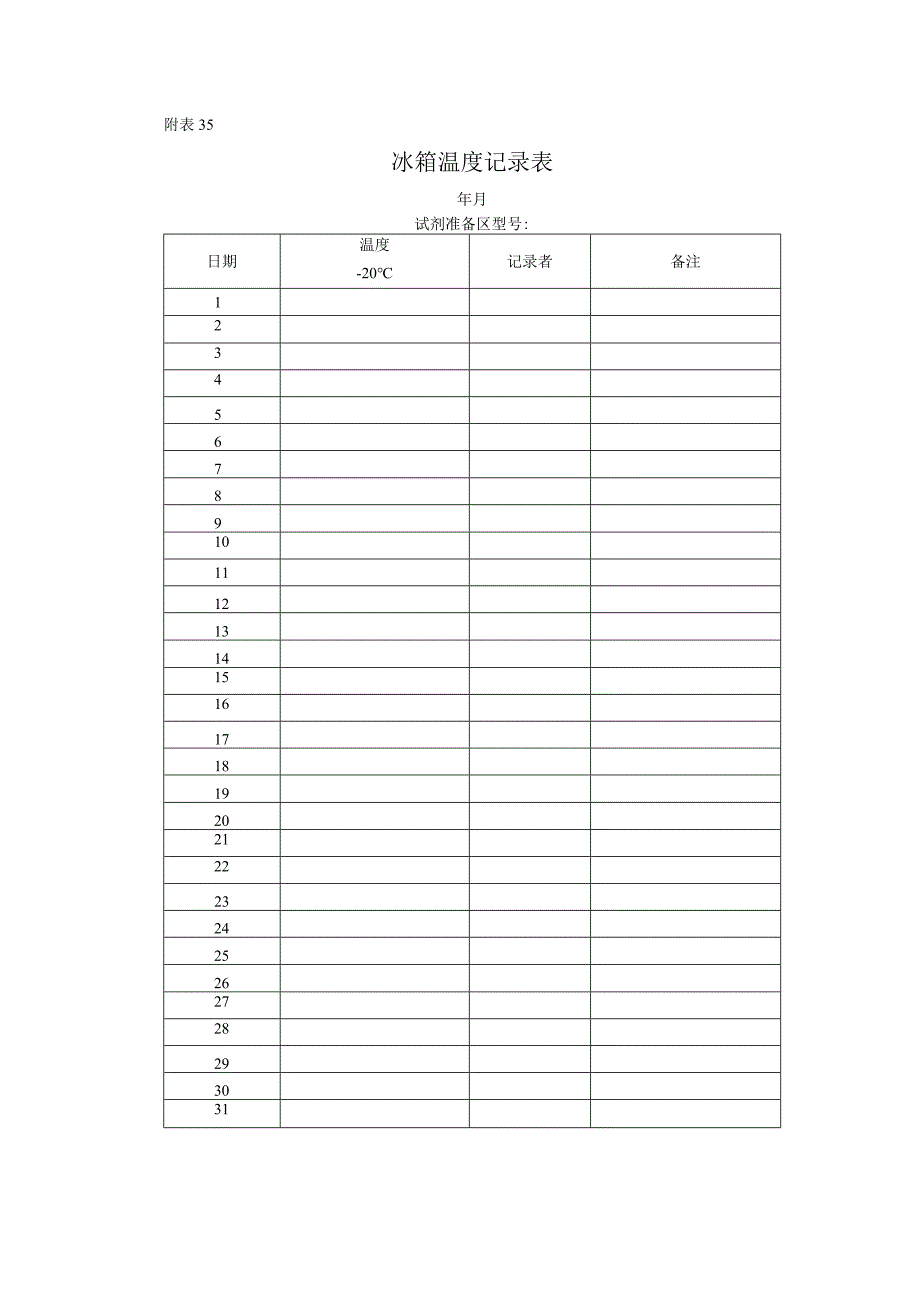 双控冰箱温度记录表.docx_第2页