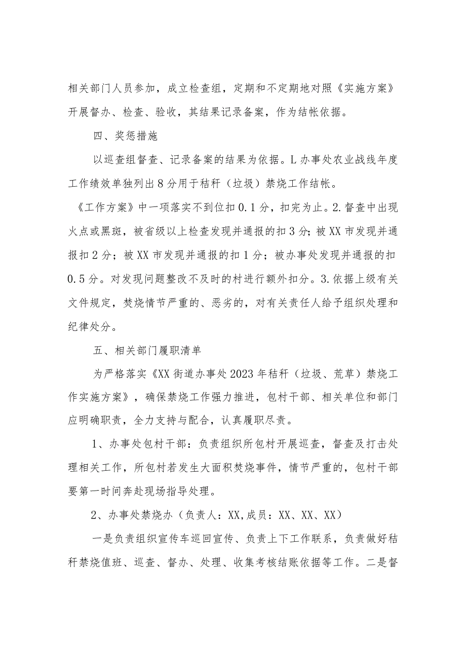 XX街道办事处2023年秸秆（垃圾、荒草）禁烧工作实施方案.docx_第3页