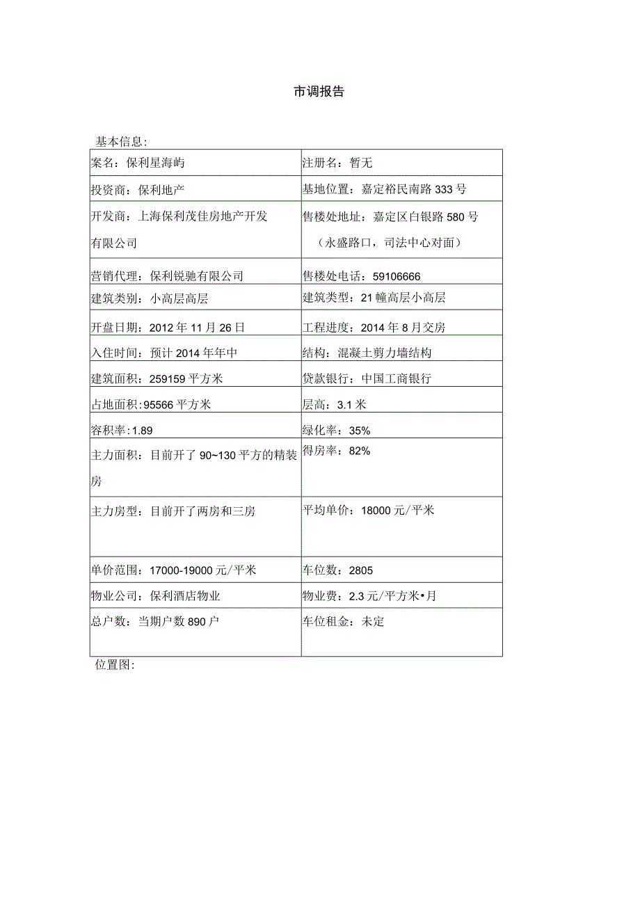 地产公司市调报告.docx_第1页