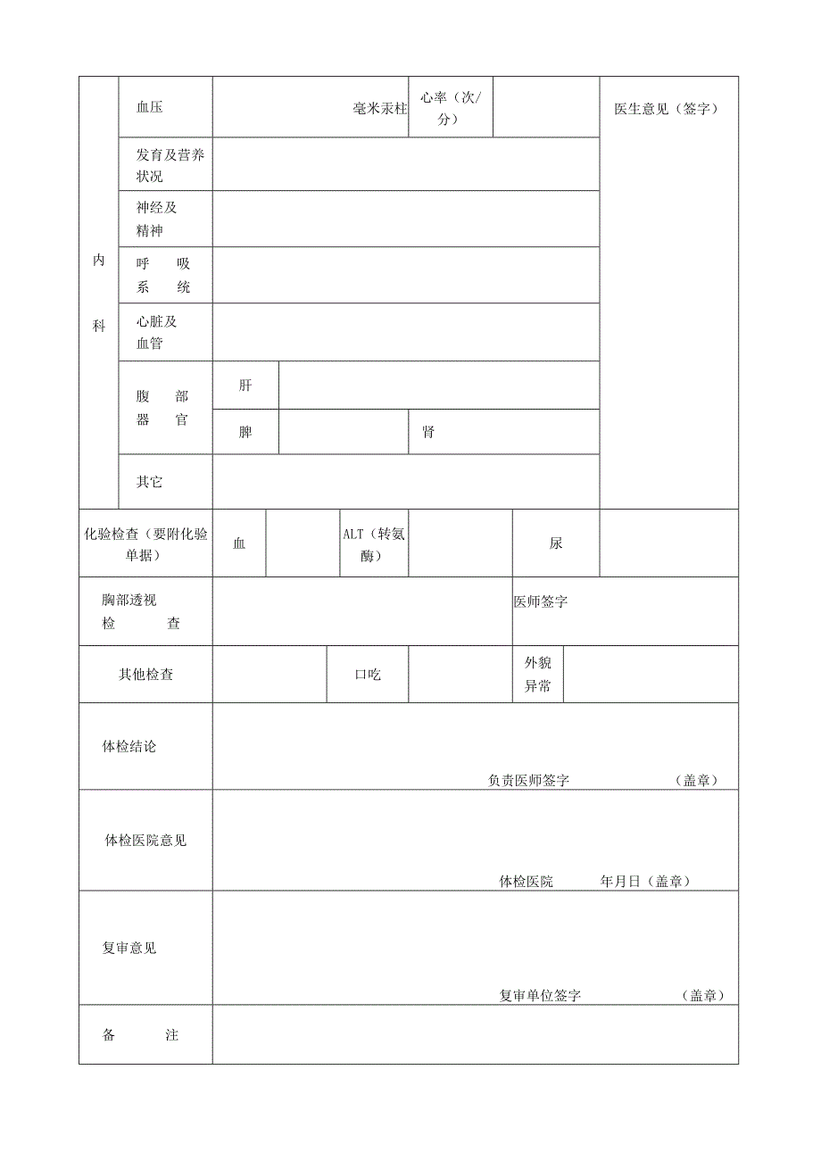 广东金融学院研究生招生复试体检表.docx_第2页