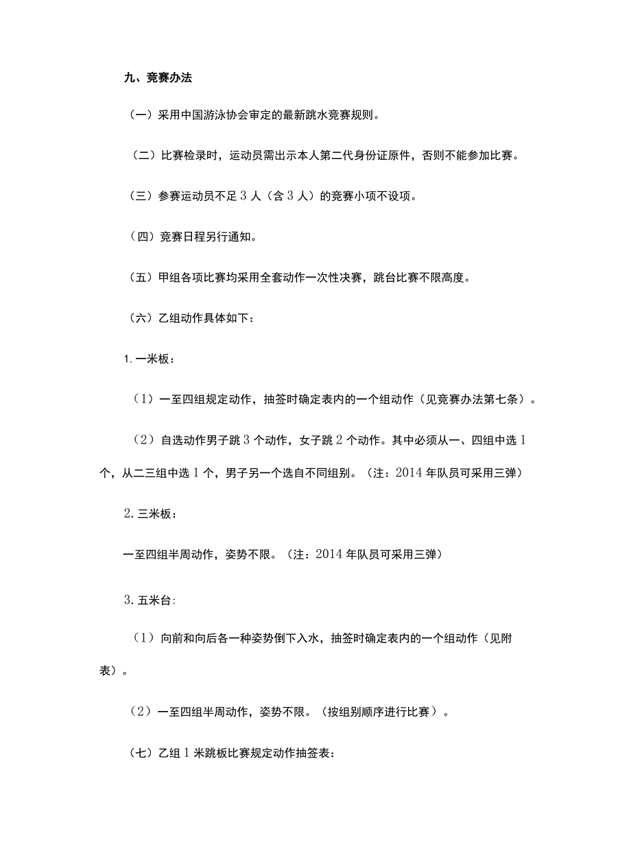 2023年重庆市青少年跳水锦标赛竞赛规程.docx_第3页