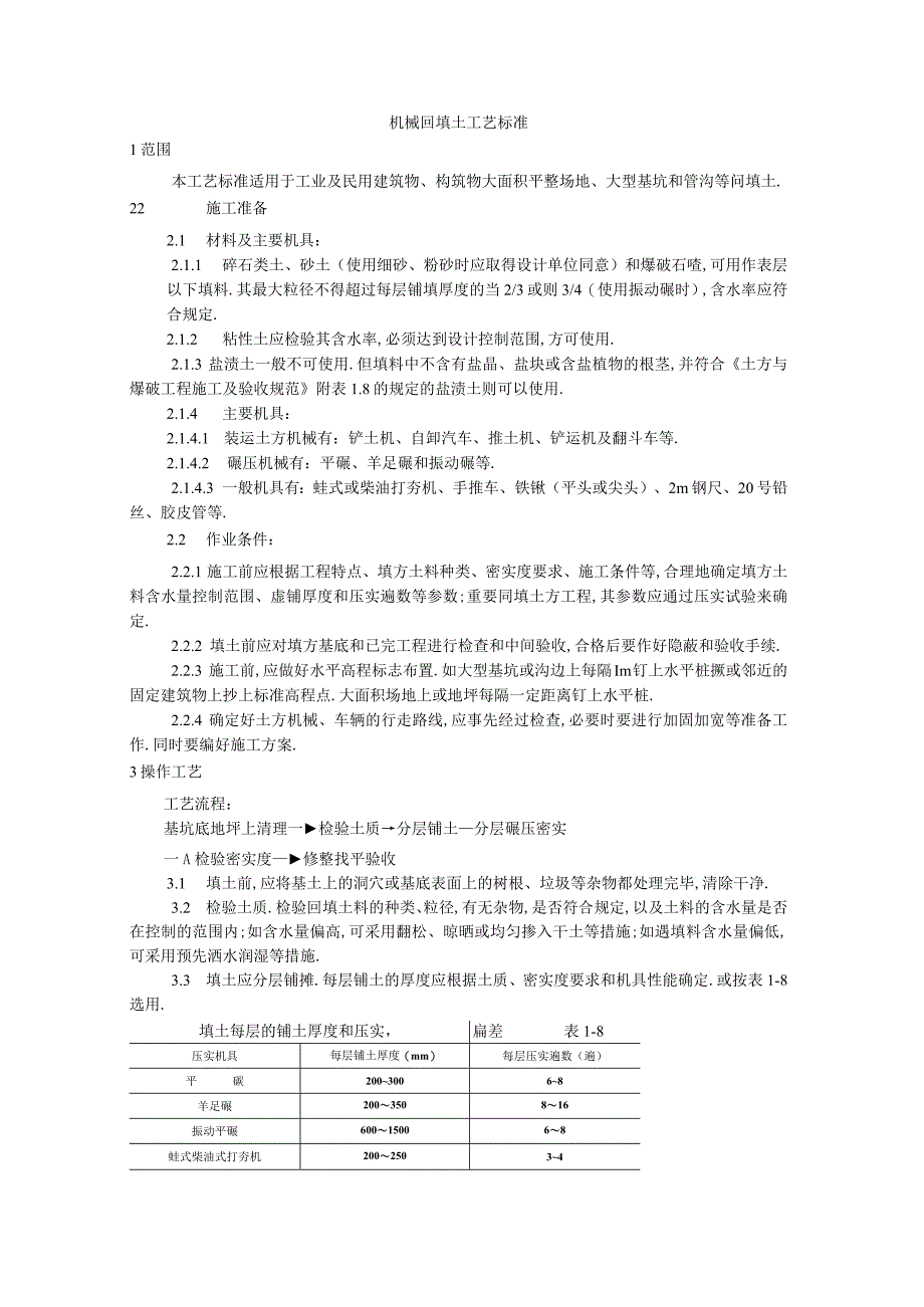 机械回填土工艺标准工程文档范本.docx_第1页