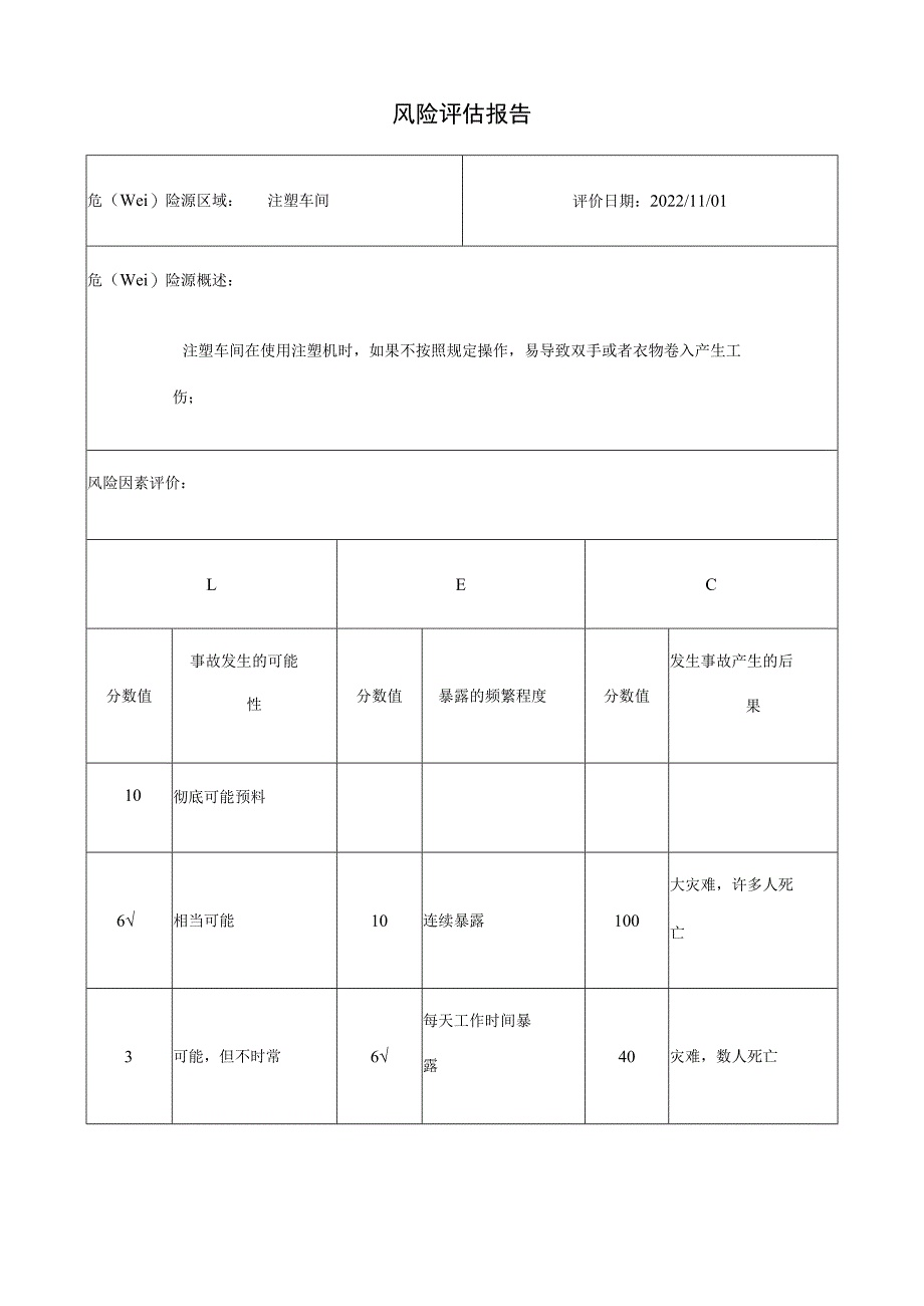 机械设备风险评估表定稿版.docx_第2页