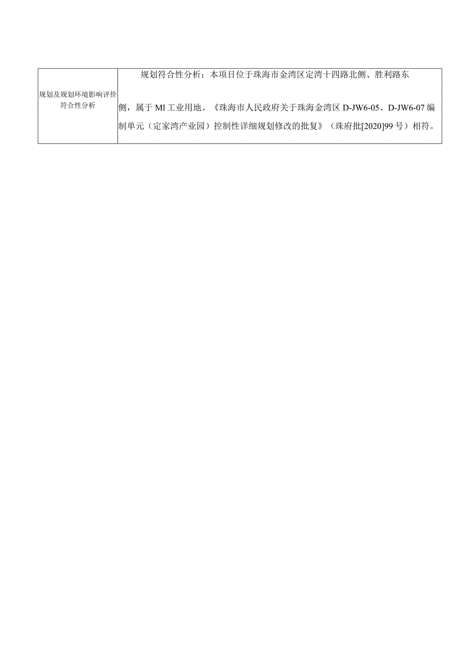 英纳能特种防护材料珠海产研生态基地建设项目（一期）环境影响报告表.docx_第2页