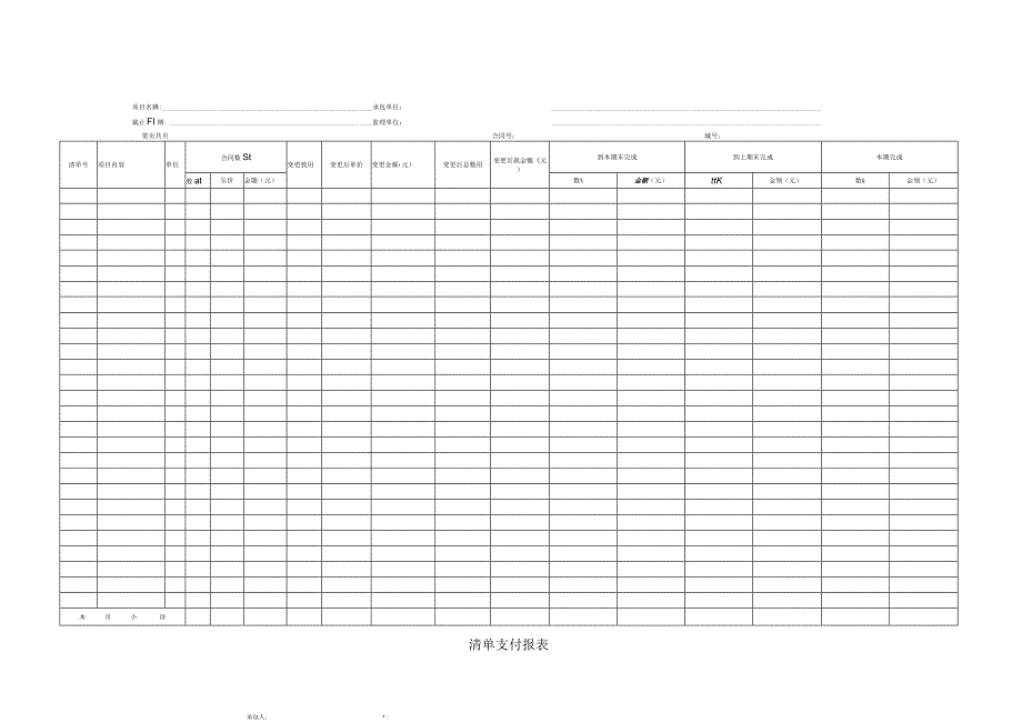 清单支付报表.docx_第1页