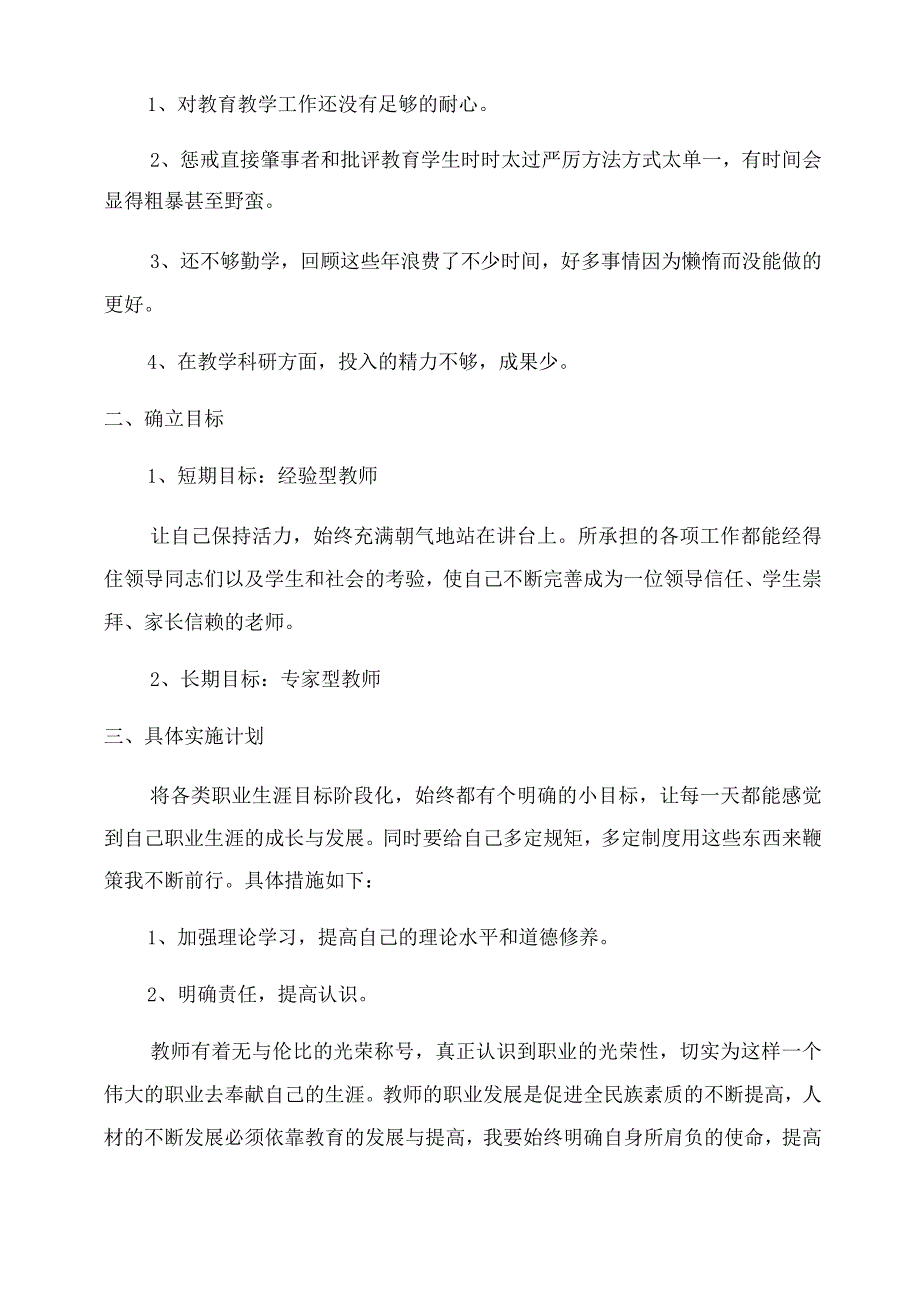 教师职业生涯规划蓝图.docx_第2页