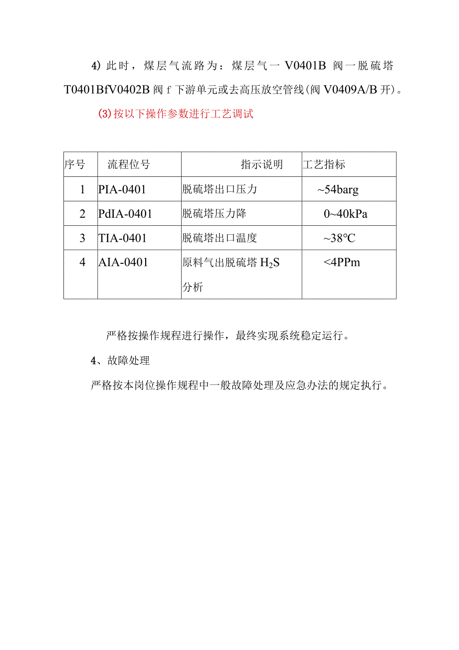 新建煤层气液化项目原料气脱硫单元调试方案.docx_第3页