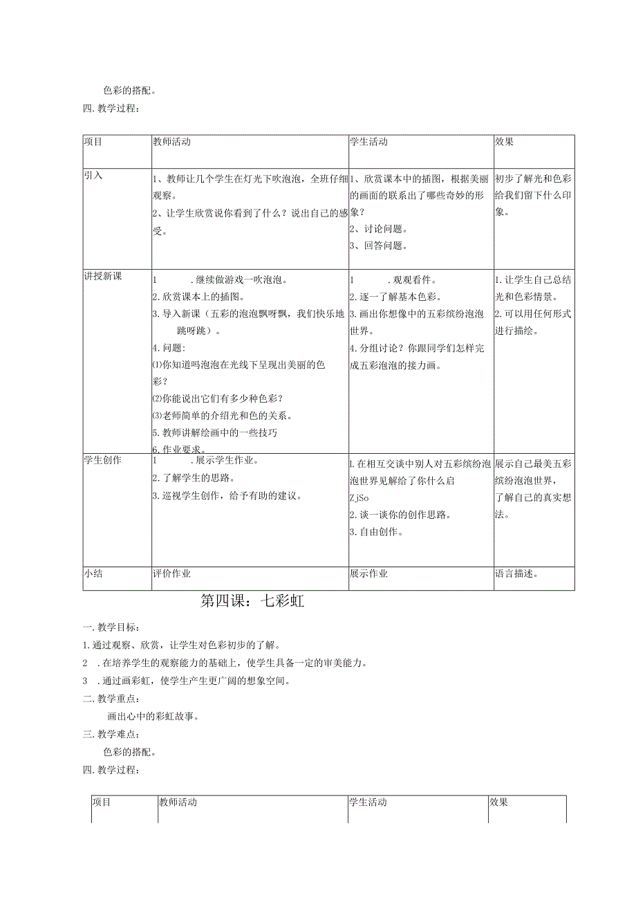 漫游飞行世界 海洋世界 全册教学设计.docx_第3页