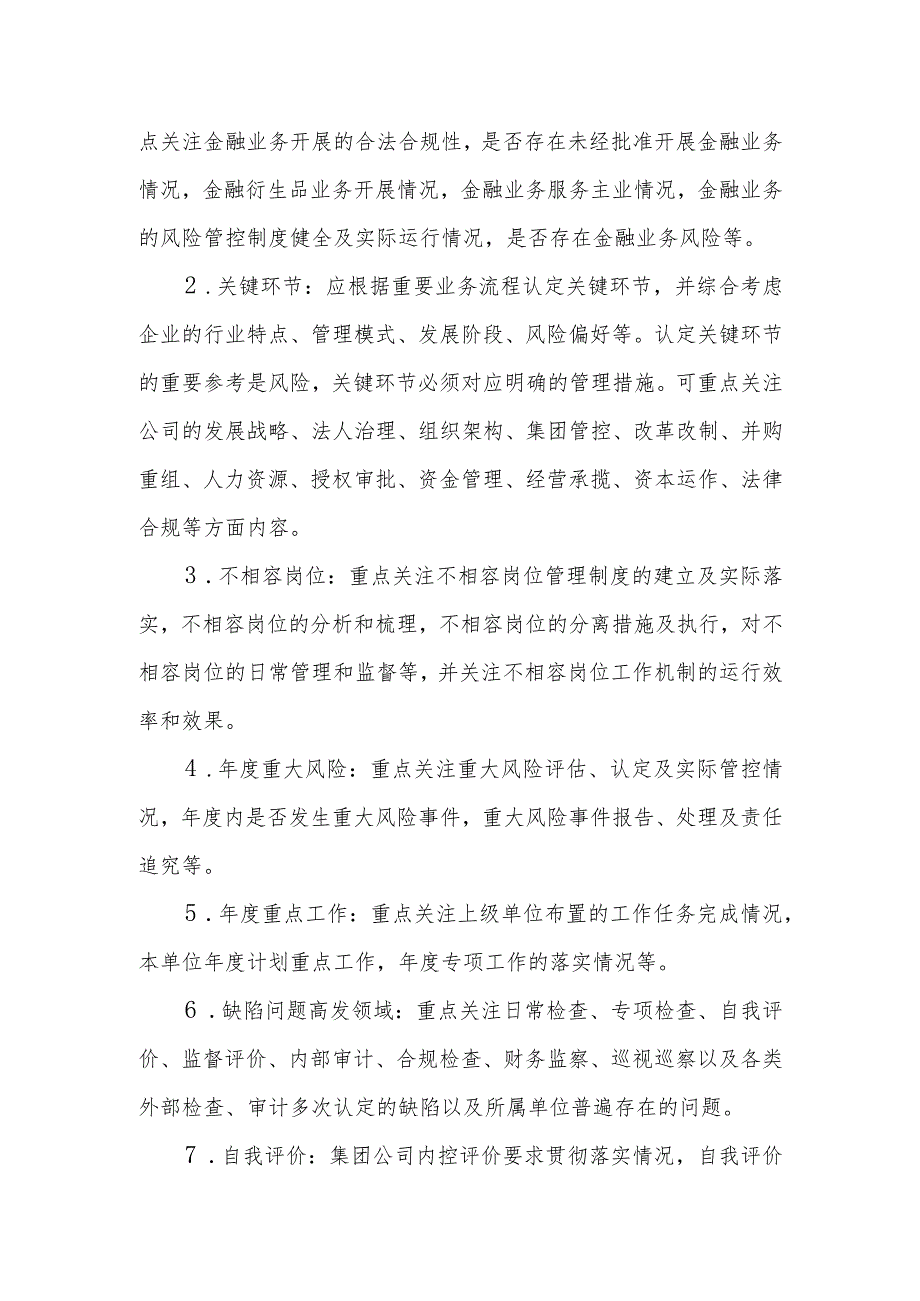 集团公司内控监督评价关注要点及工作程序.docx_第2页