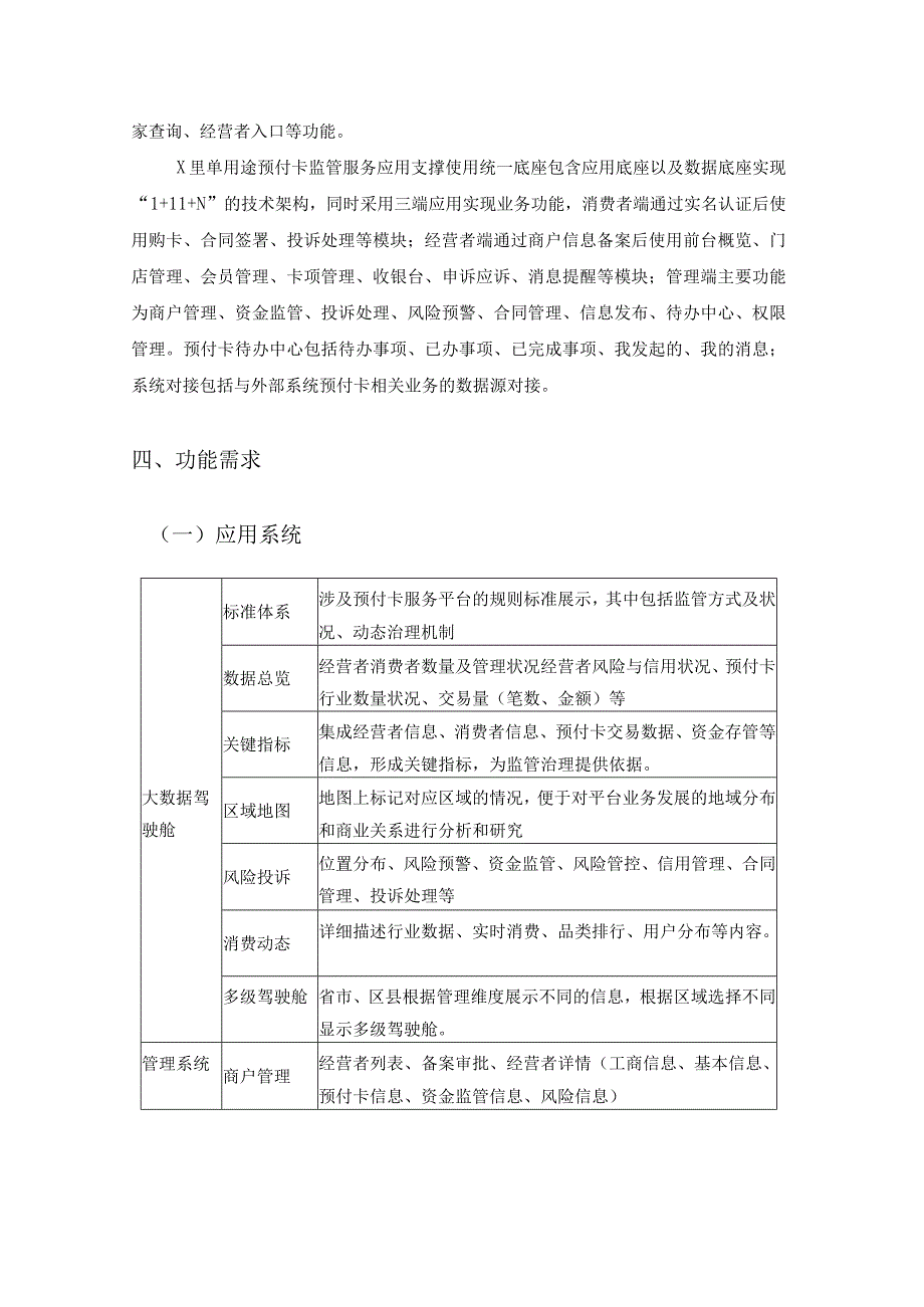 单用途预付卡监管服务平台建设项目采购需求.docx_第2页