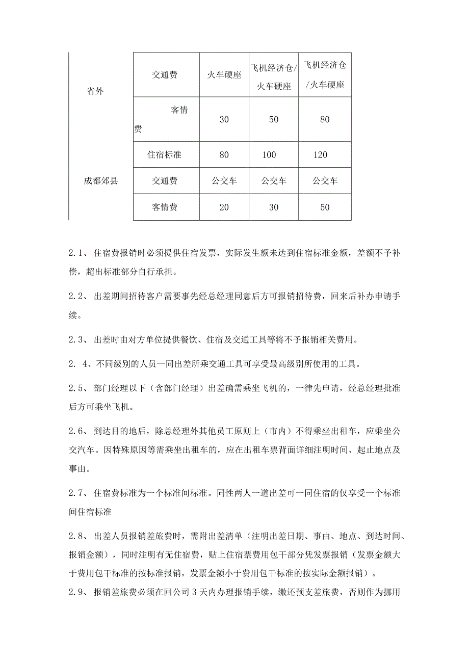 公司费用报销管理制度及流程.docx_第3页