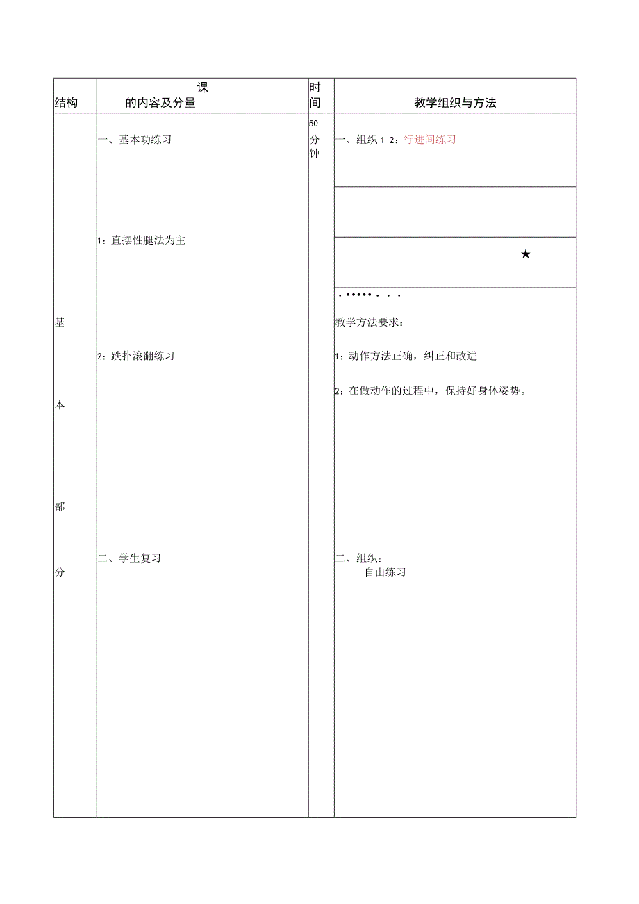 散打体育课教案第十周考试周.docx_第2页