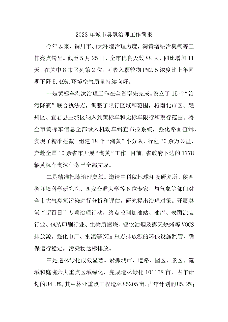 2023年城市臭氧治理工作简报1.docx_第1页