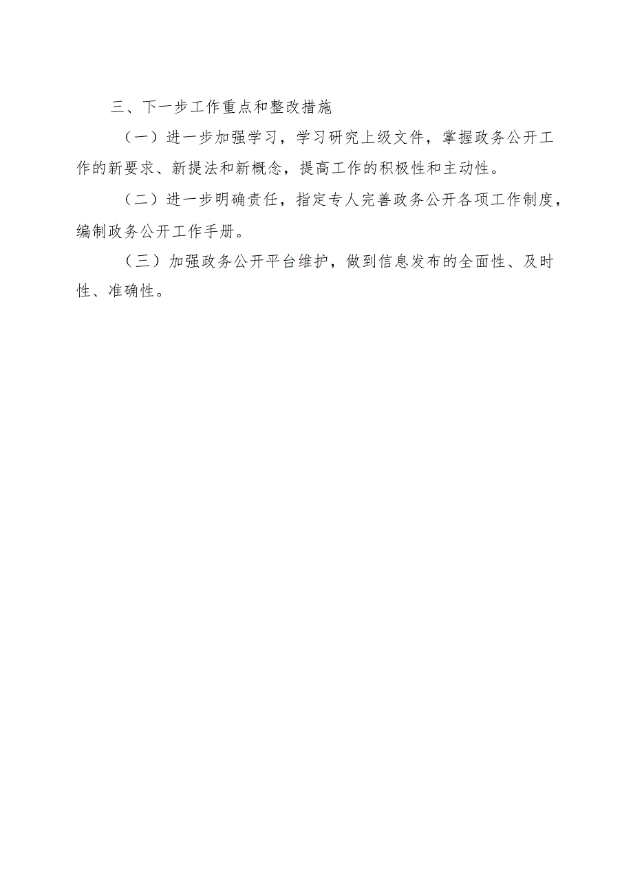 镇2023年上半年政务公开工作自查情况报告.docx_第3页