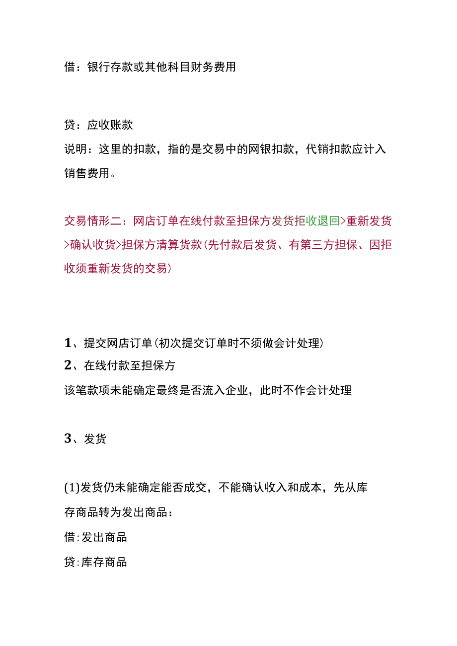 电商发货、退货等交易模式的会计账务处理.docx_第3页