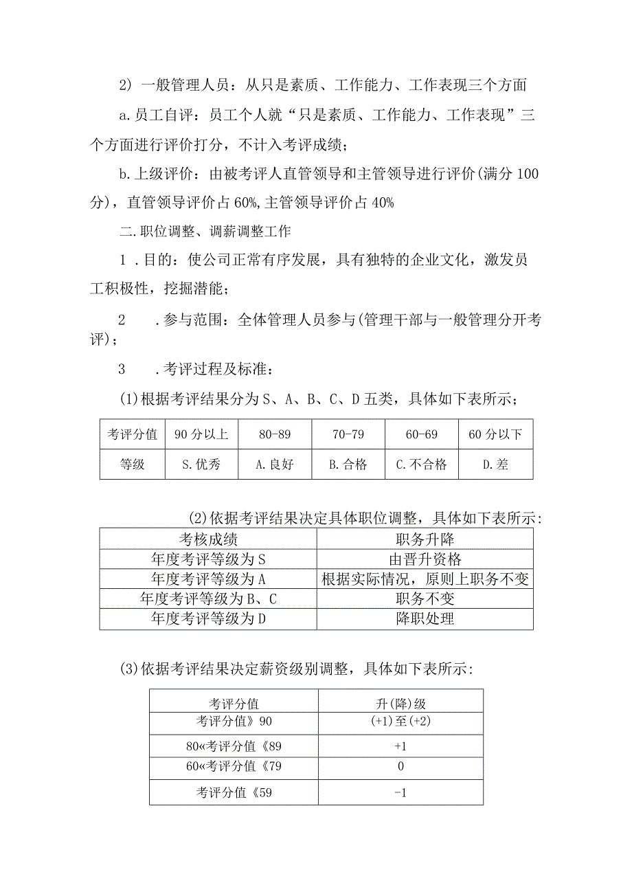 职位及薪资调整年度考评员工评优方案.docx_第2页