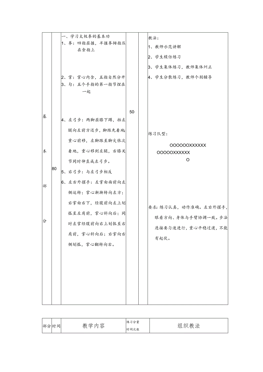 太极拳保健体育课第二次课时教案.docx_第2页