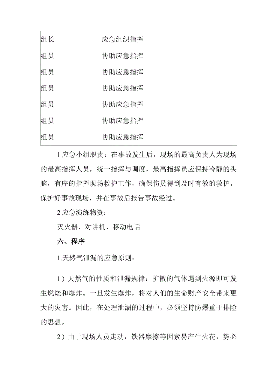 公司燃气泄漏应急预案.docx_第2页