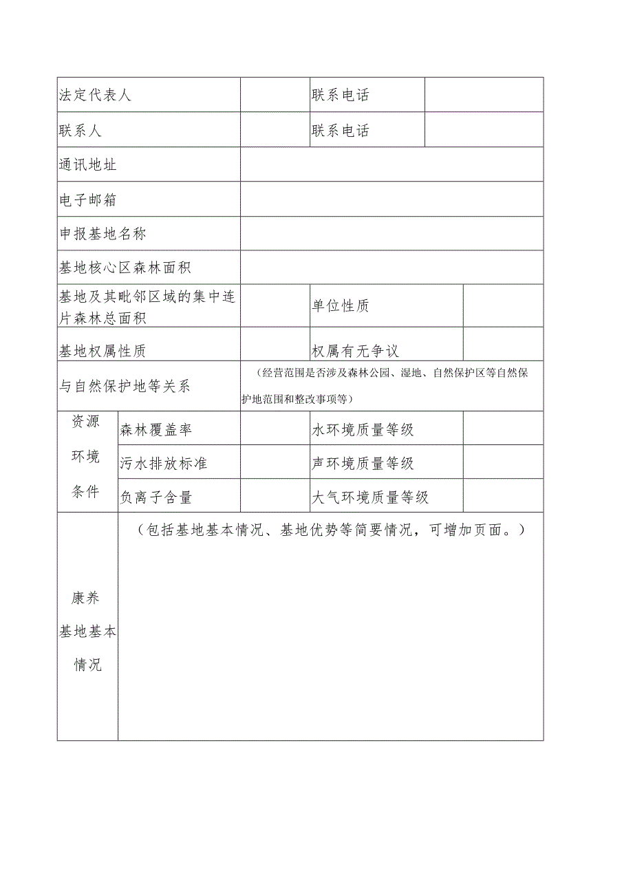 安徽省森林康养基地申报书、承诺书.docx_第3页