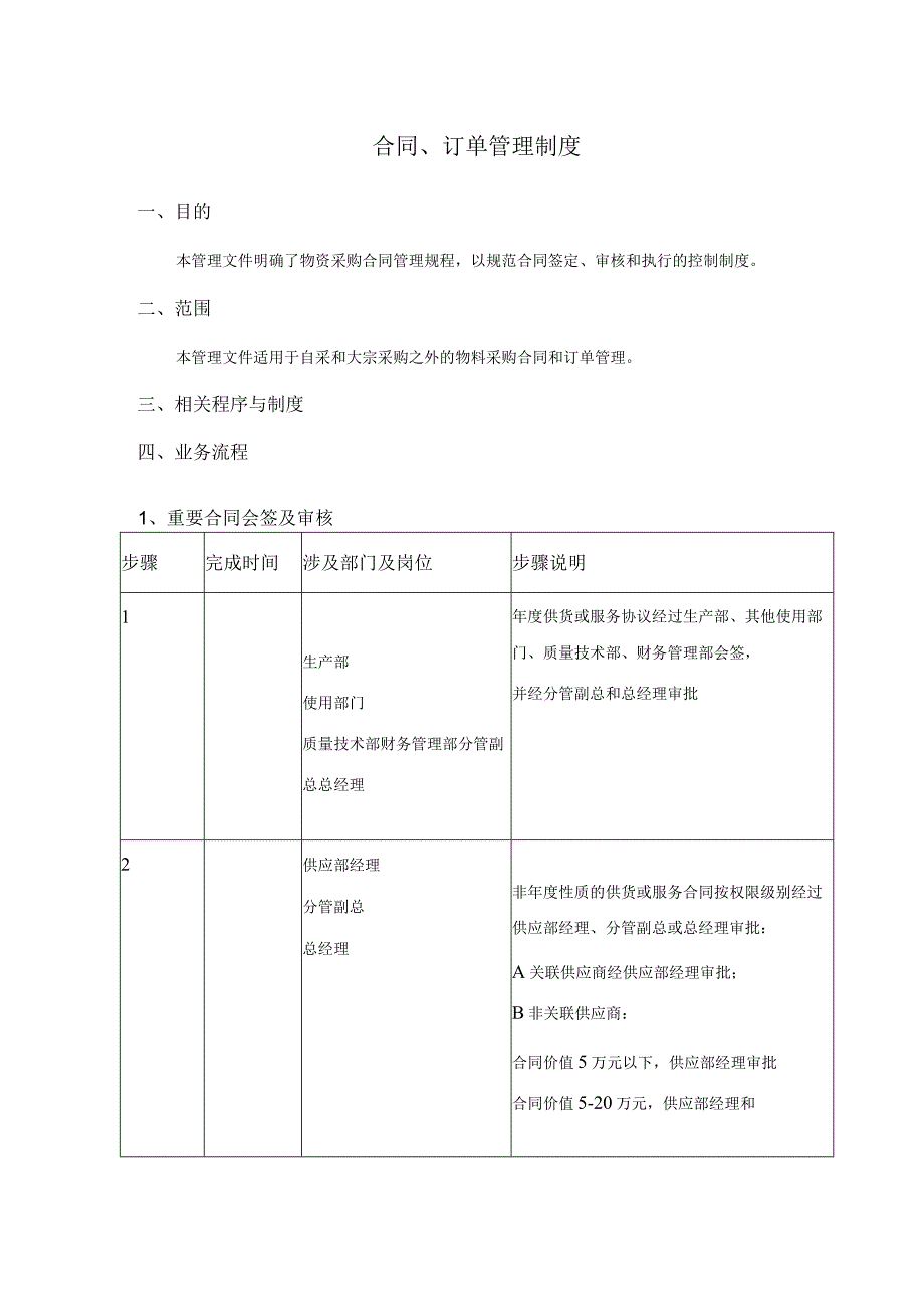 合同、订单管理制度.docx_第1页