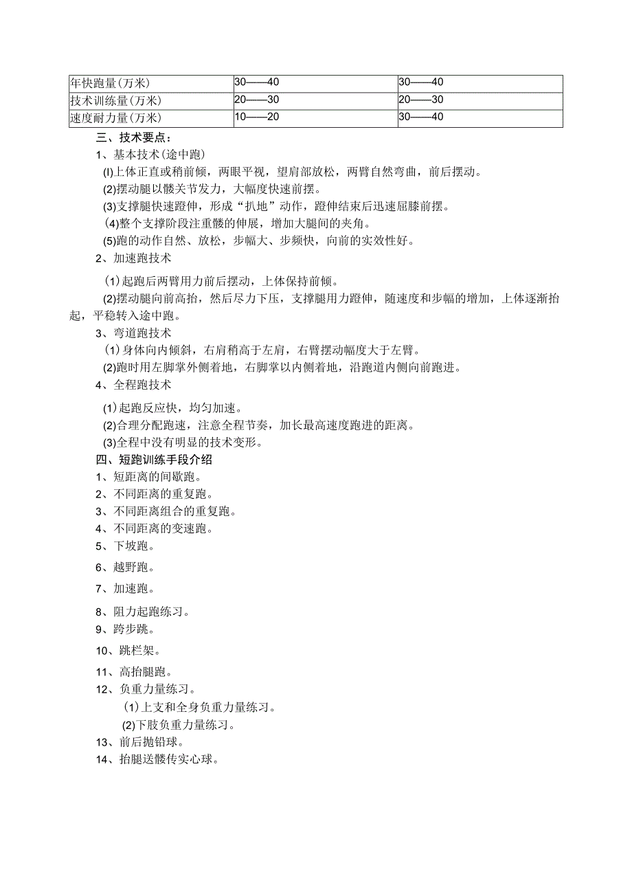 石大短跑及中长跑训练大纲.docx_第3页