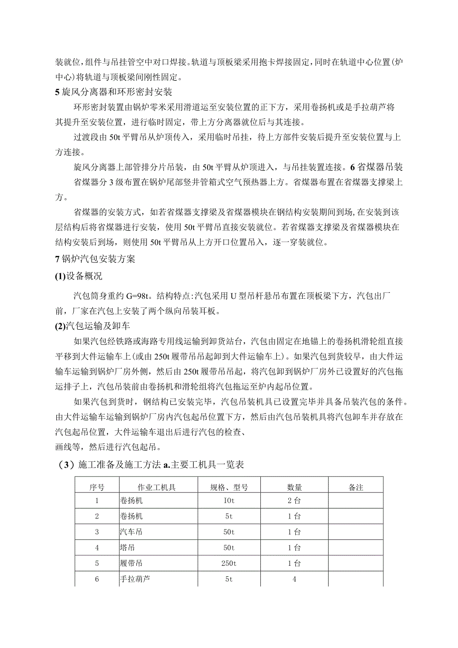 电站项目锅炉及附属设备安装方案.docx_第2页