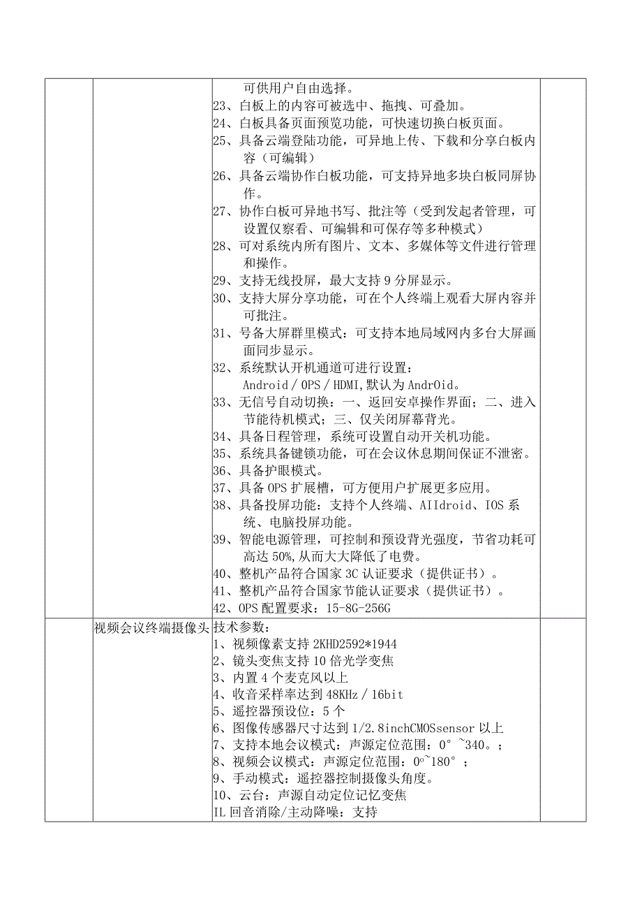 福建省汽车工业集团公司会议系统项目技术参数及商务需求会议系统项目技术参数及商务需求.docx_第2页