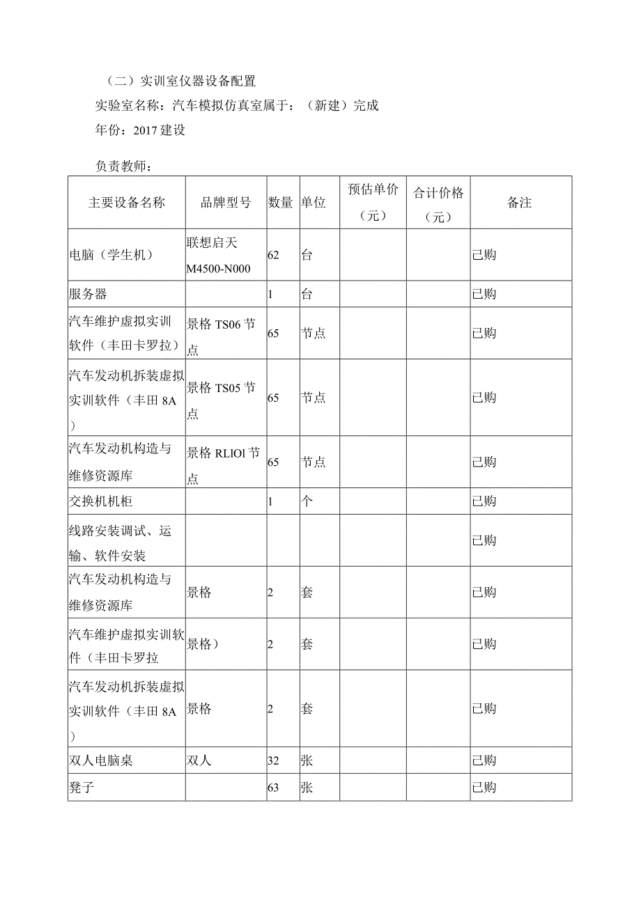 汽车虚拟仿真实训室建设方案.docx_第2页