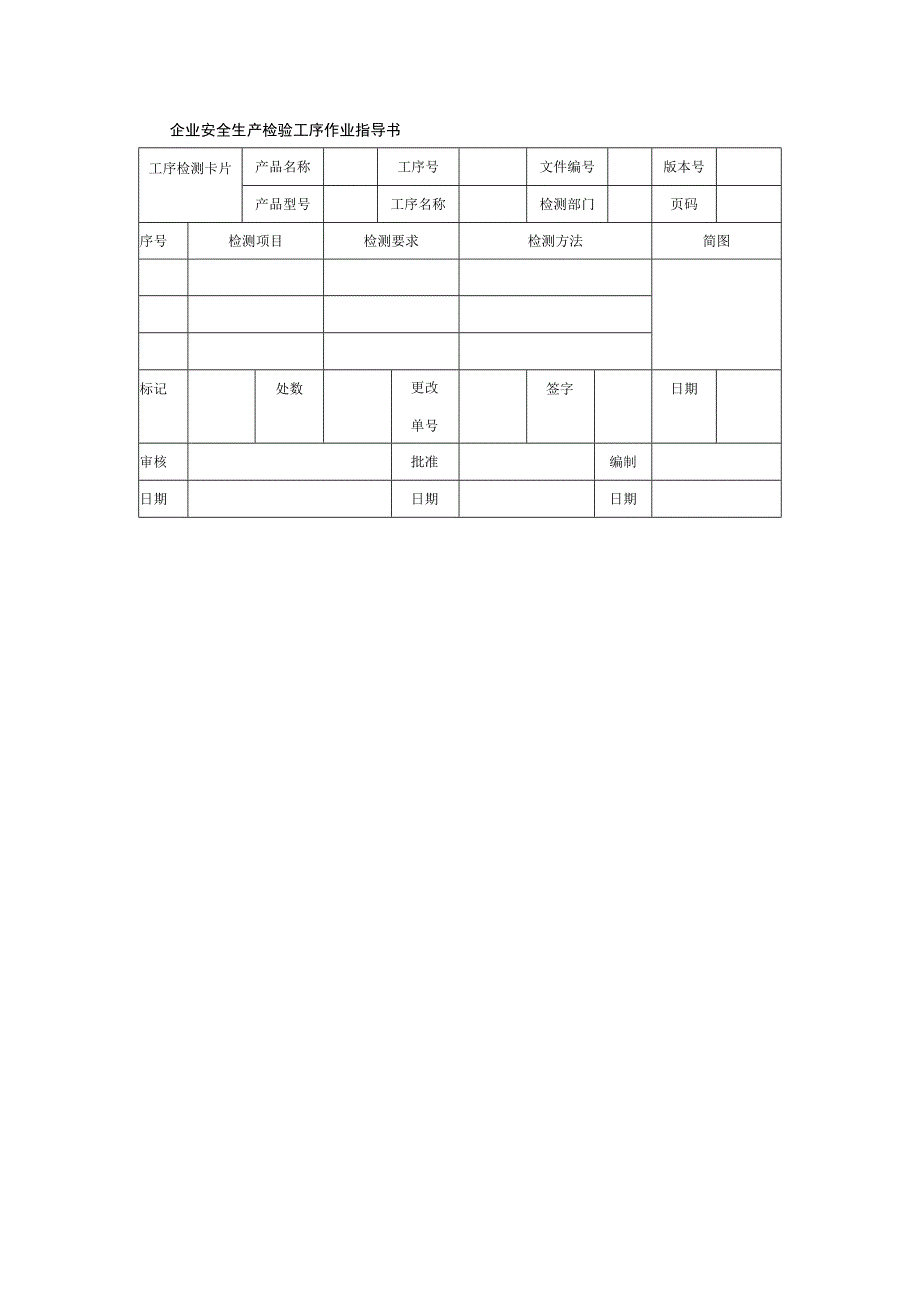 企业安全生产检验工序作业指导书.docx_第1页