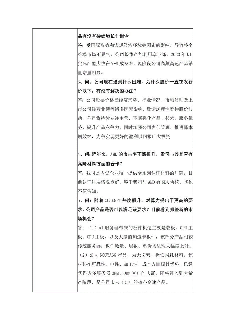 股票代码688519股票简称南亚新材南亚新材料科技股份有限公司投资者关系活动记录表.docx_第2页