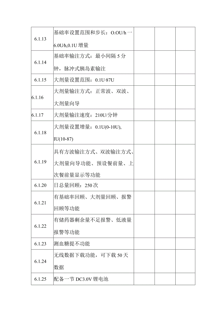 胰岛素泵技术参数.docx_第2页