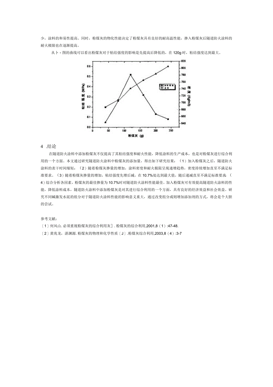 粉煤灰对隧道放火涂料性能的影响.docx_第2页