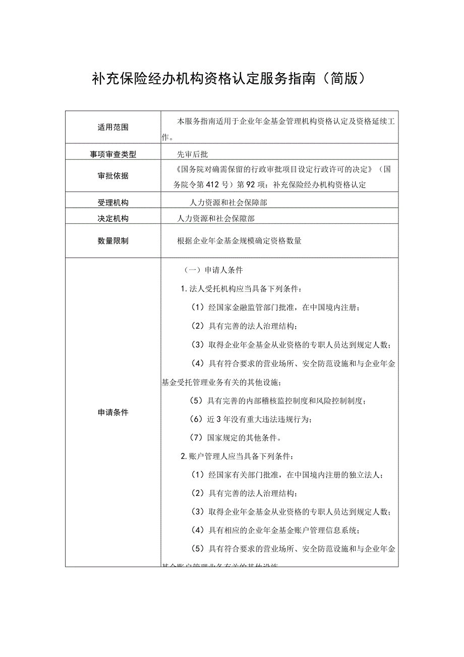 补充保险经办机构资格认定服务指南.docx_第2页