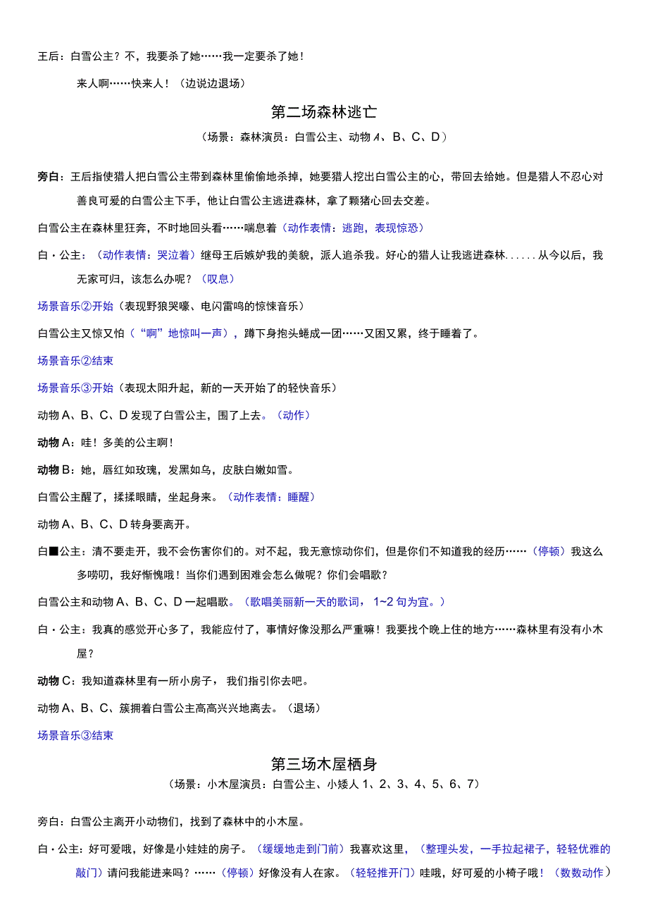 白雪公主童话剧剧本.docx_第2页
