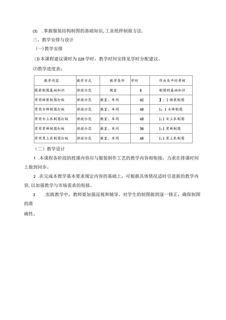 《服装结构制图》教学大纲.docx_第2页