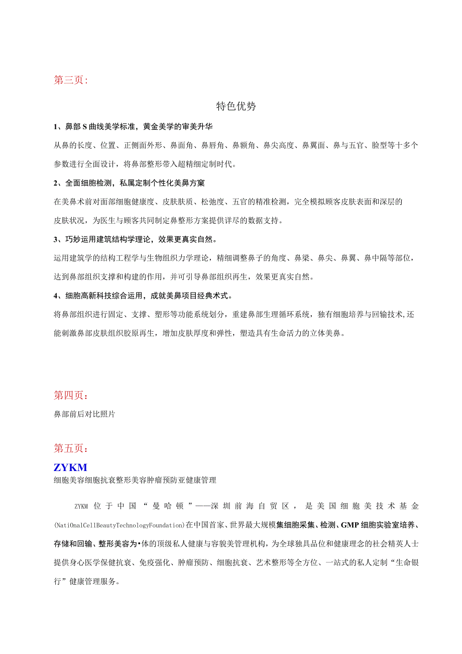 医美整形鼻部项目品牌包装文案.docx_第2页