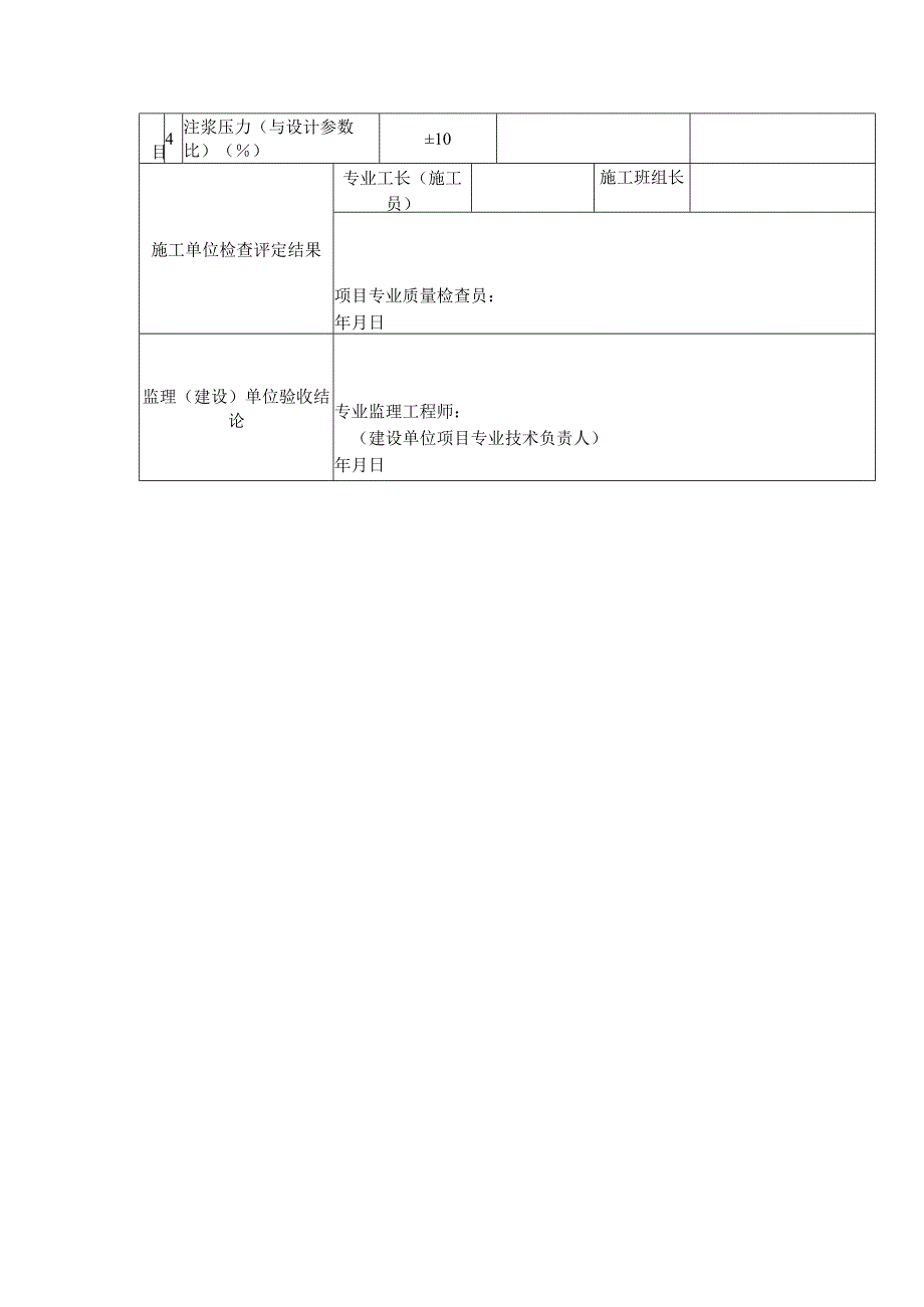 建筑项目注浆地基工程检验批质量验收记录表.docx_第2页