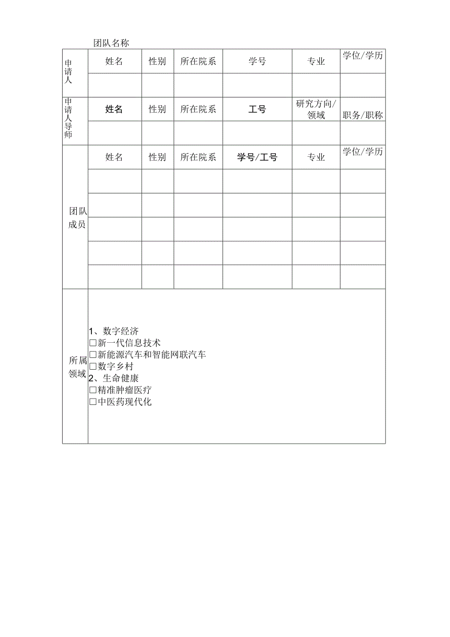 第三届科学岛研究生双创中心研究生创新创业大赛暨首届“中科杯”高校院所研究生创新创业大赛参赛申请书.docx_第2页