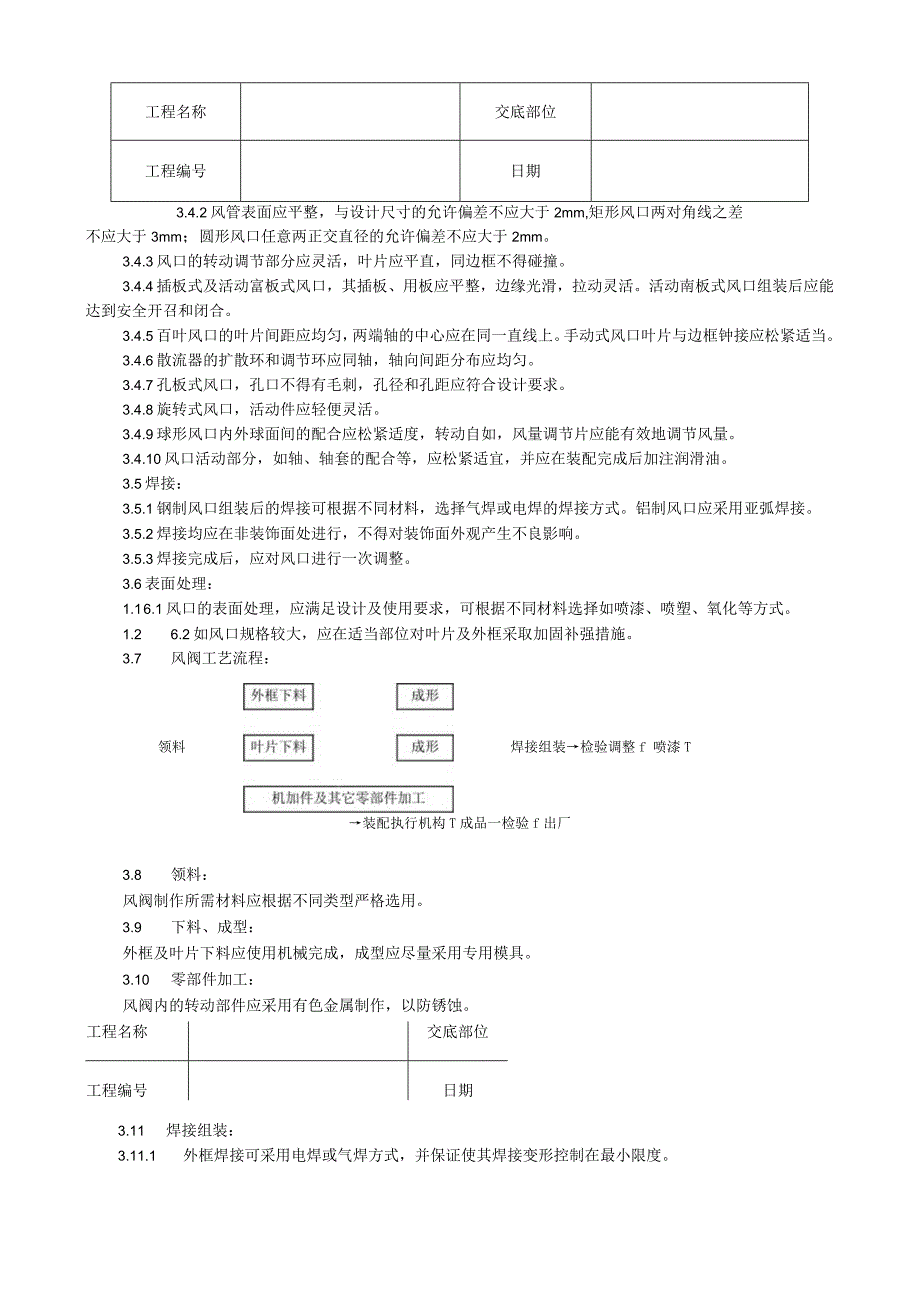 风管部件制作工艺技术交底.docx_第2页