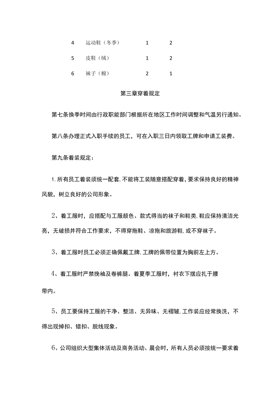 员工工装管理暂行办法全.docx_第3页