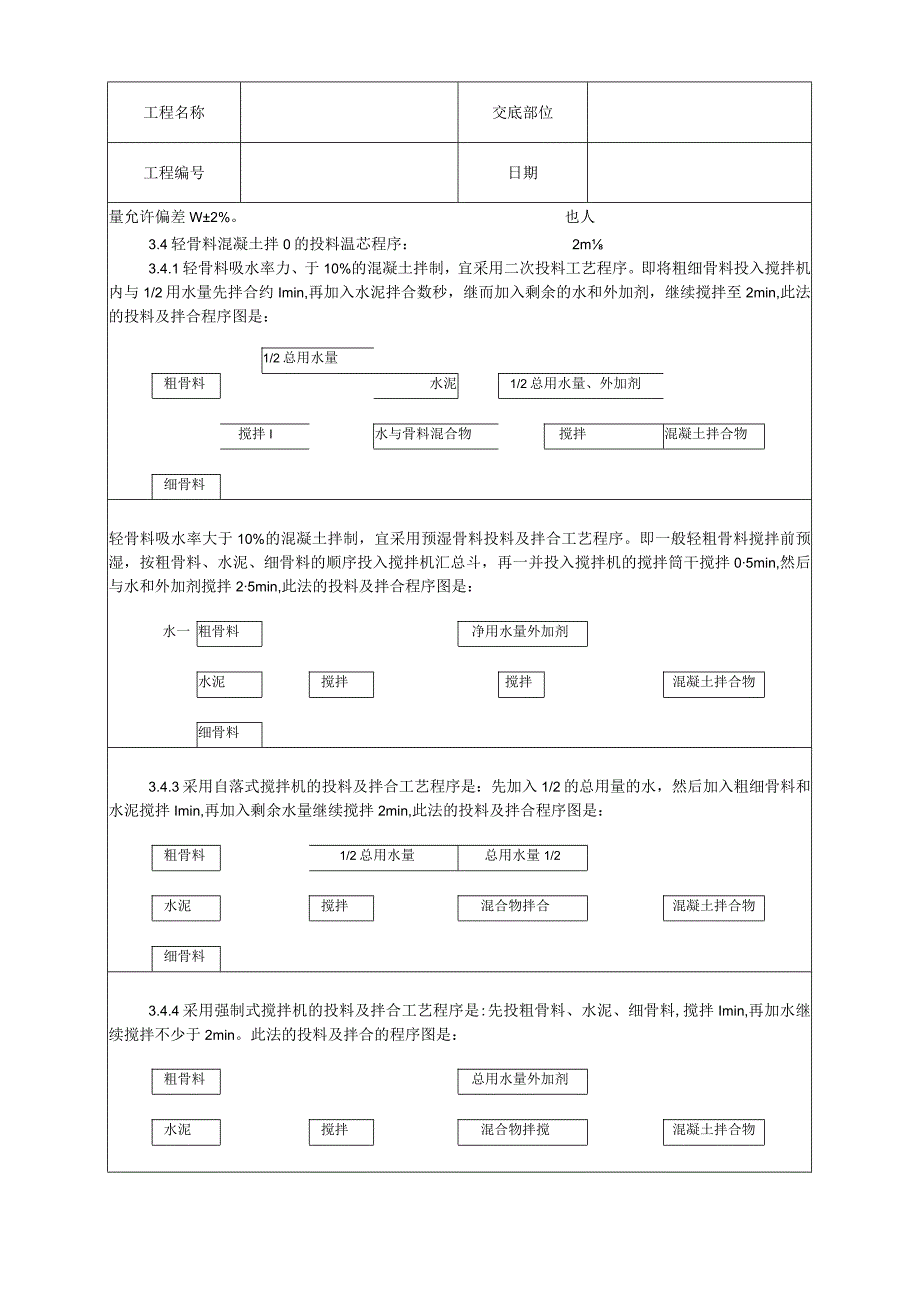 轻骨料混凝土现场拌制工艺技术交底.docx_第3页