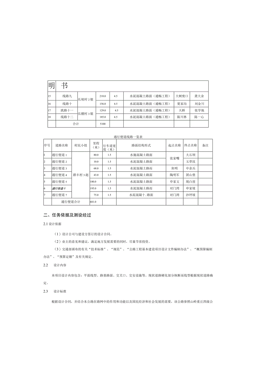 群丰村、金钱村、长坡村农村公路建设工程总说明书.docx_第1页