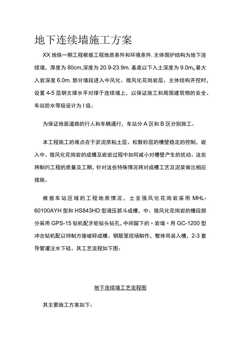 地下连续墙施工方案(全).docx_第1页