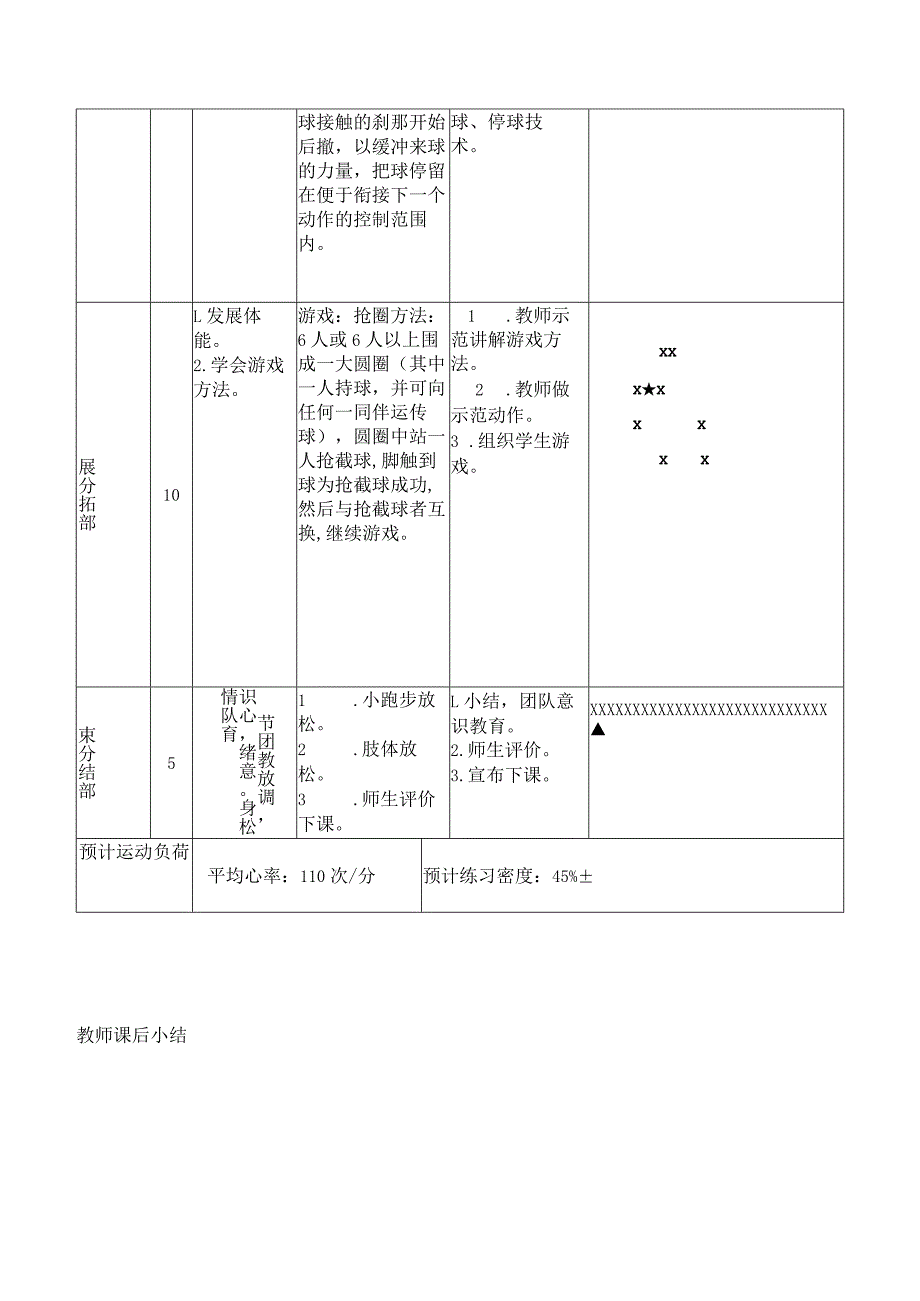 中小学足球第21课时通过课堂教学使学生基本掌握脚内侧停地滚球技术教案.docx_第2页