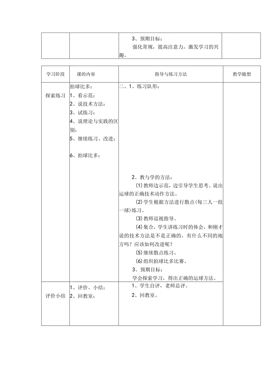 小学六年级体育与健康第一学期摸索手运球手腕拨球的方法教学.docx_第2页