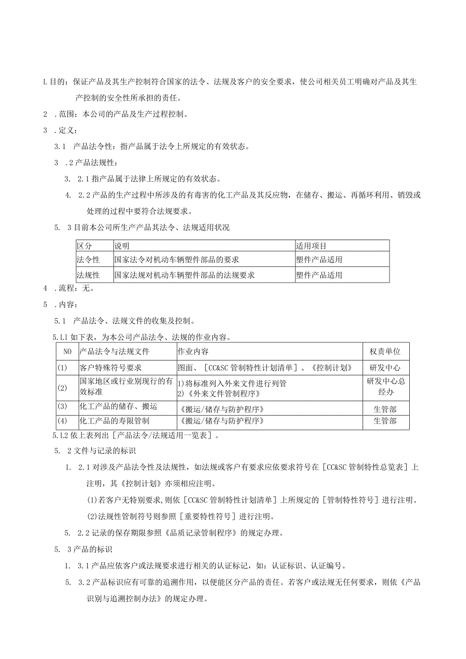 QP产品法令及法规管制程序.docx_第1页