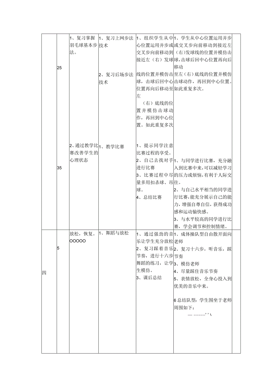 中学羽毛球体育教学教案第11次课游戏平台.docx_第2页