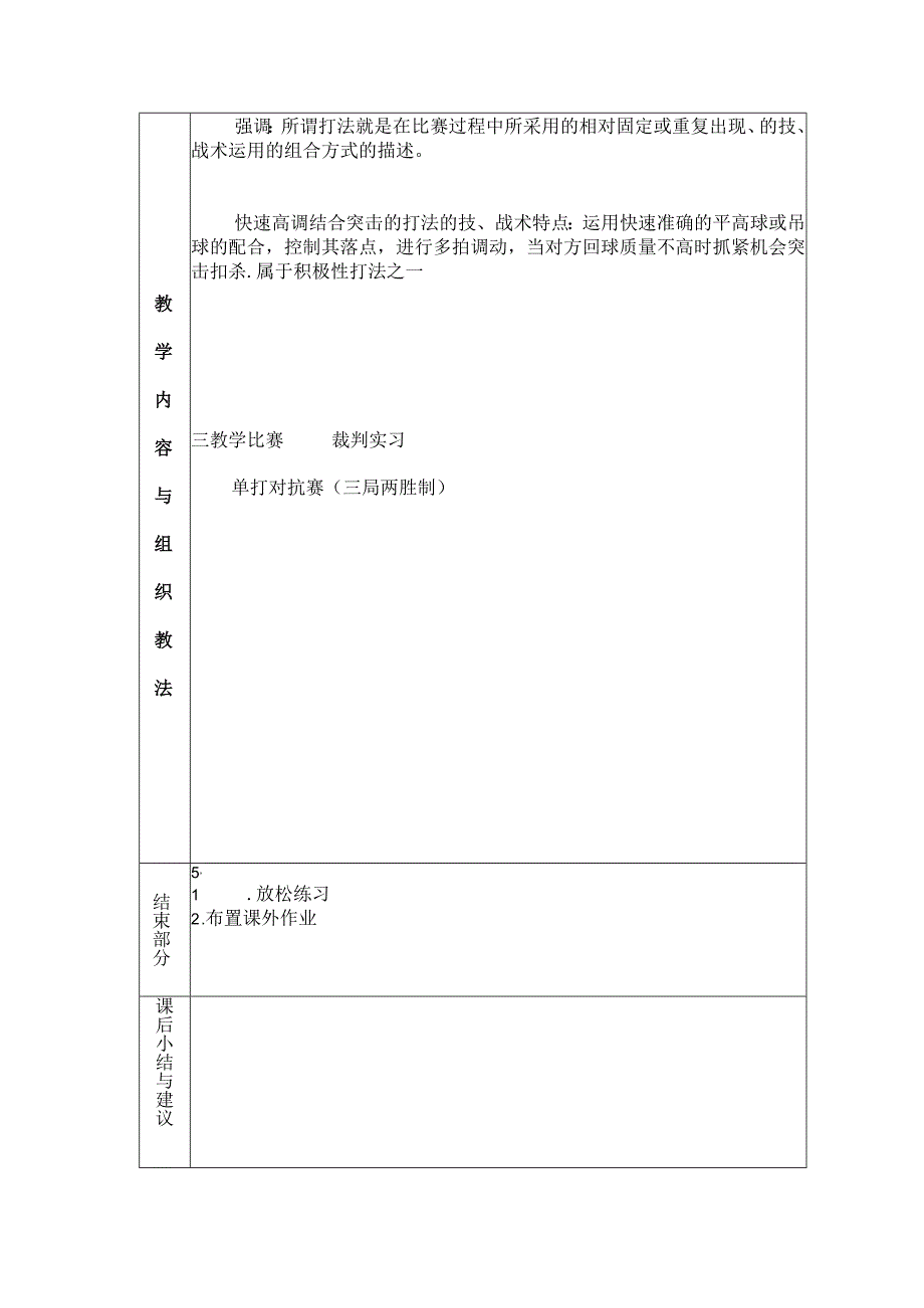 大学羽毛球教学介绍单打快拉快吊打法教案.docx_第2页