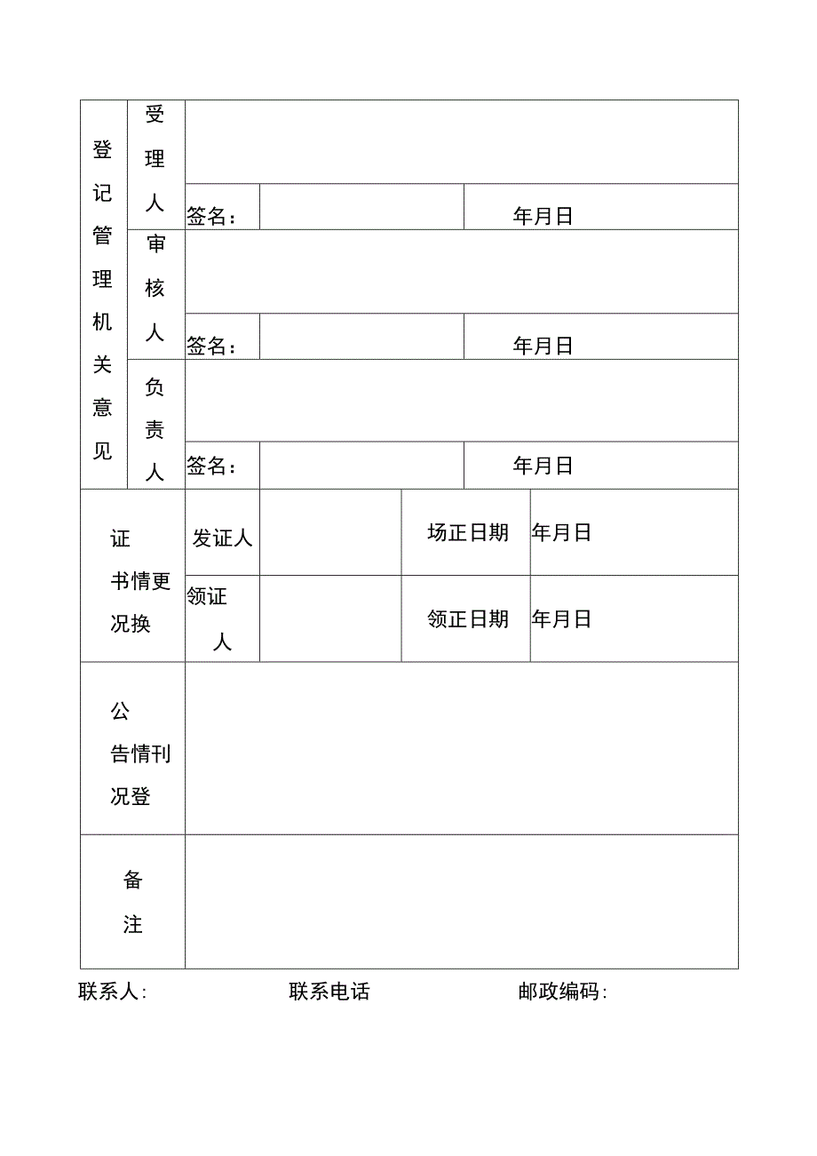 统一社会信用代码事业单位法人变更登记申请书.docx_第3页