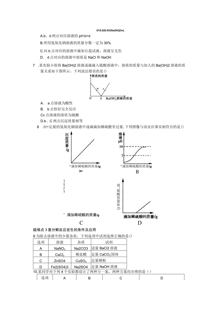 第七章《应用广泛的酸碱盐》易错疑难.docx_第3页